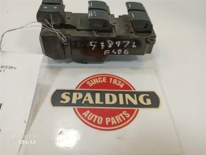2012-2013 Honda CR-V Black Master Power Window and Door Lock Switch - Left (Driver) (Used OEM)