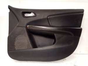 2011-2020 Dodge Journey Black Door Interior Trim Panel - Front, Right (Passenger) (Used OEM)