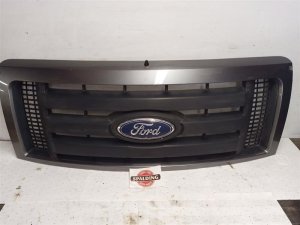 2009-2012 Ford F-150 Gray Grille Assembly with 3 Center Bars (Used OEM)