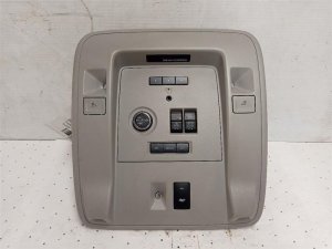 2015-2020 GMC Yukon Silver Overhead Console Panel with Sunroof Controls (Used OEM)