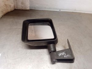 2007-2010 Jeep Wrangler Black Manual Door/Side View Mirror - Left (Driver) (Used OEM)