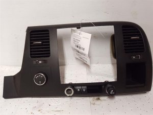 2007-2014 GMC Yukon XL 1500 Black Radio Instrument Panel Bezel with Vents (Used OEM)