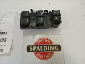 2016-2018 Honda Pilot Black Front Master Power Window and Door Lock Switch - Left (Driver) (Used OEM)