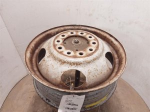 1996-2002 GMC C3500 White 10-Stud Dual Rear Wheel Steel Wheel (Used OEM)