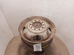 1996-2002 GMC C3500 White 10-Stud Dual Rear Wheel Steel Wheel (Used OEM)