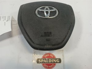 2014-2018 Toyota RAV4 Black Steering Wheel Air Bag - Left (Driver) (Used OEM)