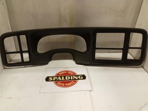 2003-2006 GMC Yukon Gray Speedometer and Radio Instrument Panel Bezel (Used OEM)