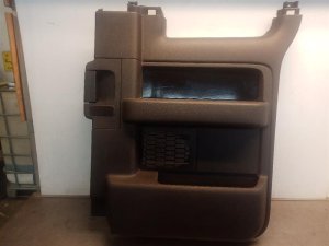 2009-2014 Ford F-150 Black Door Interior Trim Panel - Rear, Right (Passenger) (Used OEM)
