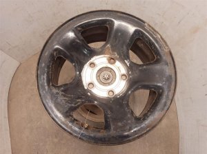 2002-2010 Dodge Ram 1500 Black 17x8 5-Spoke Painted Steel Wheel (Used OEM)