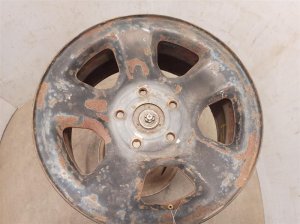 2002-2010 Dodge Ram 1500 Black 17x8 5-Spoke Painted Steel Wheel (Used OEM)
