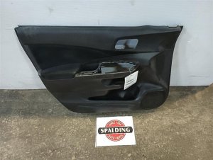 2012-2016 Honda CR-V Black Door Interior Trim Panel - Front, Left (Driver) (Used OEM)
