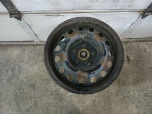 2017-2018 Kia Forte Black 15x6 15-Hole Steel Wheel (Used OEM)