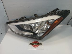 2013-2016 Hyundai Santa Fe Xenon HID Headlight Assembly - Left (Driver) (Used OEM)