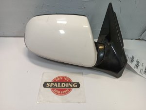2014-2016 Hyundai Santa Fe White Power Door/Side View Mirror - Right (Passenger) (Used OEM)