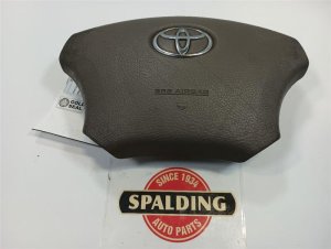 2004-2007 Toyota Highlander Brown Steering Wheel Air Bag - Left (Driver) (Used OEM)