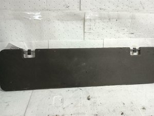  Volvo VNL Gray Plastic Sun Visor - Left (Driver) (Used OEM)