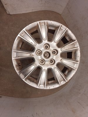 2012-2013 Buick Allure 17x7 9-Spoke Machined Silver Alloy Wheel (Used OEM)