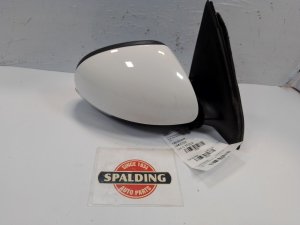 2009-2017 Volkswagen Tiguan White Power Door/Side View Mirror - Right (Passenger) (Used OEM)