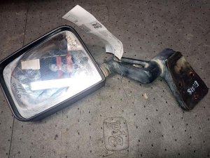 1987-2002 Jeep Wrangler Black Side/Door Mirror - Right (Passenger) (Used OEM)