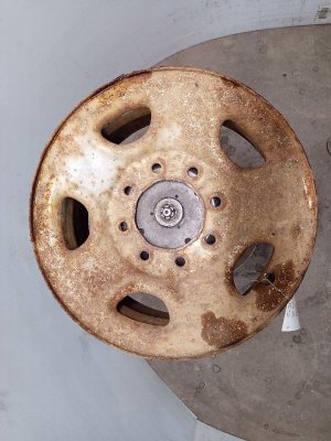 2003-2025 GMC Savana 3500 Silver Steel Spare Wheel (Used OEM)