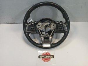 2017-2023 Subaru Impreza Black Leather Steering Wheel Assembly (Used OEM)