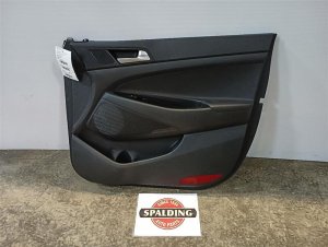 2016-2021 Hyundai Tucson Black Door Interior Trim Panel - Front, Right (Passenger) (Used OEM)