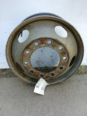  Volvo VNL 22.5x8.25 10-Hole Steel Wheel (Used OEM)