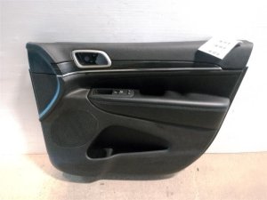 2018-2021 Jeep Grand Cherokee Black Door Interior Trim Panel - Front, Right (Passenger) (Used OEM)