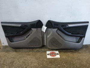 2003-2009 Toyota 4Runner Black Door Interior Trim Panel - Front, Right (Passenger) (Used OEM)