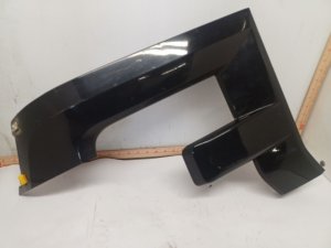 2015-2017 Ford F-150 Gray Headlight Filler Panel with Wheel Lip Moulding - Left (Driver) (Used OEM)