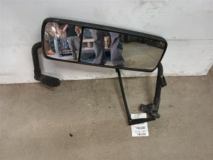  Volvo VNL Black Power Heated Door/Side View Mirror - Left (Driver) (Used OEM)