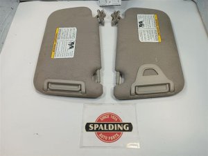 2013-2019 Nissan Sentra Silver Sun Visor - Left (Driver) (Used OEM)
