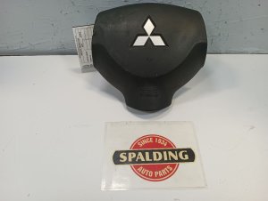 2007-2013 Mitsubishi Outlander Black Steering Wheel Air Bag - Left (Driver) (Used OEM)