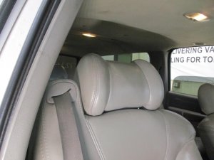 2000-2006 GMC Sierra 1500 Gray Leather Second Row Headrest (Used OEM)