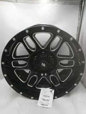 2007-2013 GMC Sierra 1500 Black 20-Inch 6 Double-Spoke Aftermarket Wheel (Used OEM)