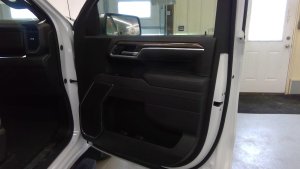 2020-2025 GMC Sierra 3500 HD Black Door Interior Trim Panel - Front (Used OEM)