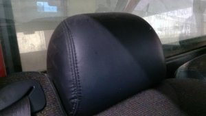 1999-2002 GMC Sierra 1500 Gray Front Center Cloth Headrest (Used OEM)