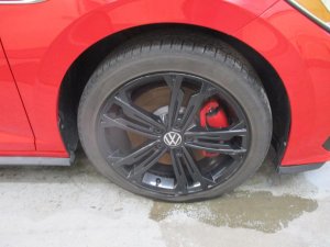 2021-2022 Volkswagen Jetta Black 18-Inch 5-Spoke Black Alloy Wheel (Used OEM)