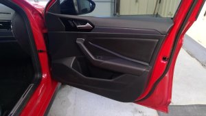 2019-2026 Volkswagen Jetta Black Interior Door Trim Panel - Front (Used OEM)