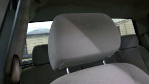 2007-2013 GMC Sierra 1500 Gray Rear Cloth Seat Headrest - Front (Used OEM)