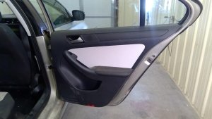  Volkswagen Jetta gli Black Door Interior Trim Panel - Rear (Used OEM)