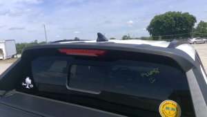 2022-2024 Hyundai Santa Cruz White Cab Mounted Spoiler with LED Third Brake Light (Used OEM)
