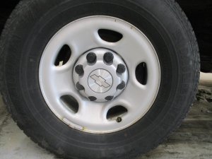 2001-2007 GMC Sierra 1500 Gray Steel Spare Wheel (Used OEM)