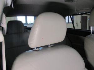 2013-2015 Subaru XV Crosstrek Beige Leather Seat Headrest - Front (Used OEM)