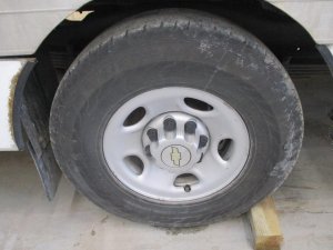 2001-2007 GMC Sierra 1500 Silver Steel Spare Wheel (Used OEM)