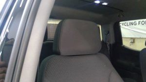 2019-2023 GMC Sierra 1500 Black Rear Seat Headrest Set (Used OEM)