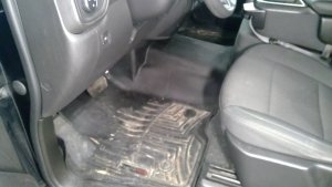 2019-2026 GMC Sierra 1500 WeatherTech All-Weather Floor Mat Set (Used OEM)