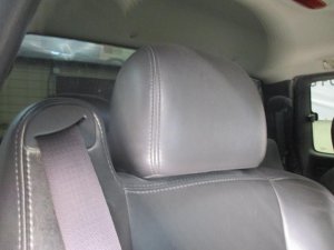 2003-2007 GMC Sierra 1500 Black Leather Front or Rear Seat Headrest (Used OEM)