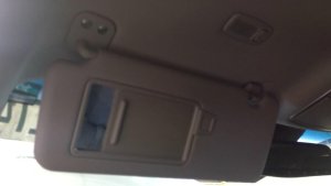 2016-2018 Hyundai Tucson Black Sun Visor with Sunroof - Left (Driver) (Used OEM)