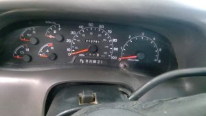 1999-2001 Ford F-250 Super Duty Instrument Cluster with Tachometer (Used OEM)